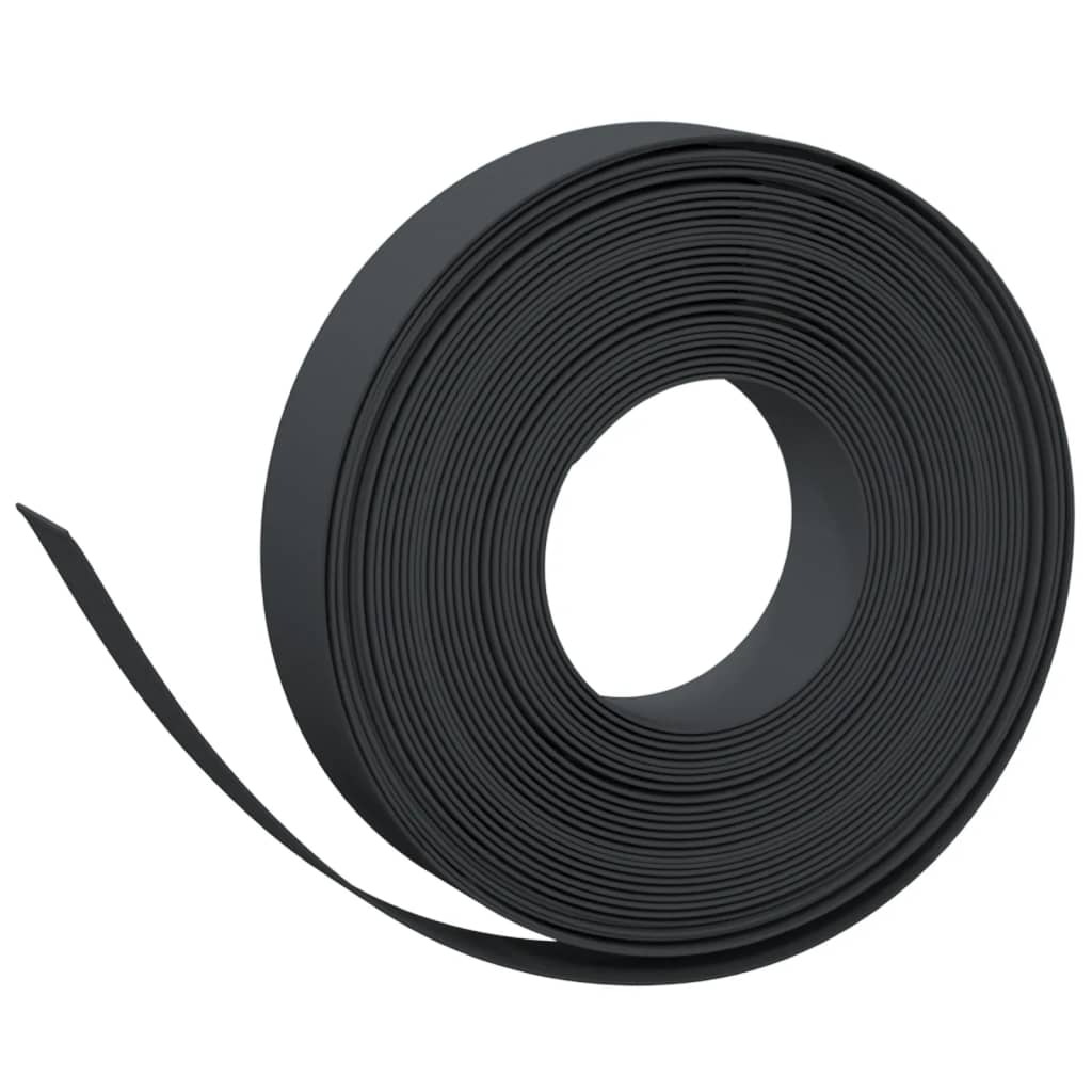 Vidaxl tuinranden 3 st 10 m 10 cm polyetheen zwart
