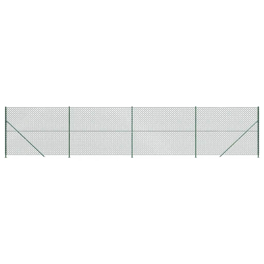 Vidaxl gaashek met flens 1,8x10 m groen