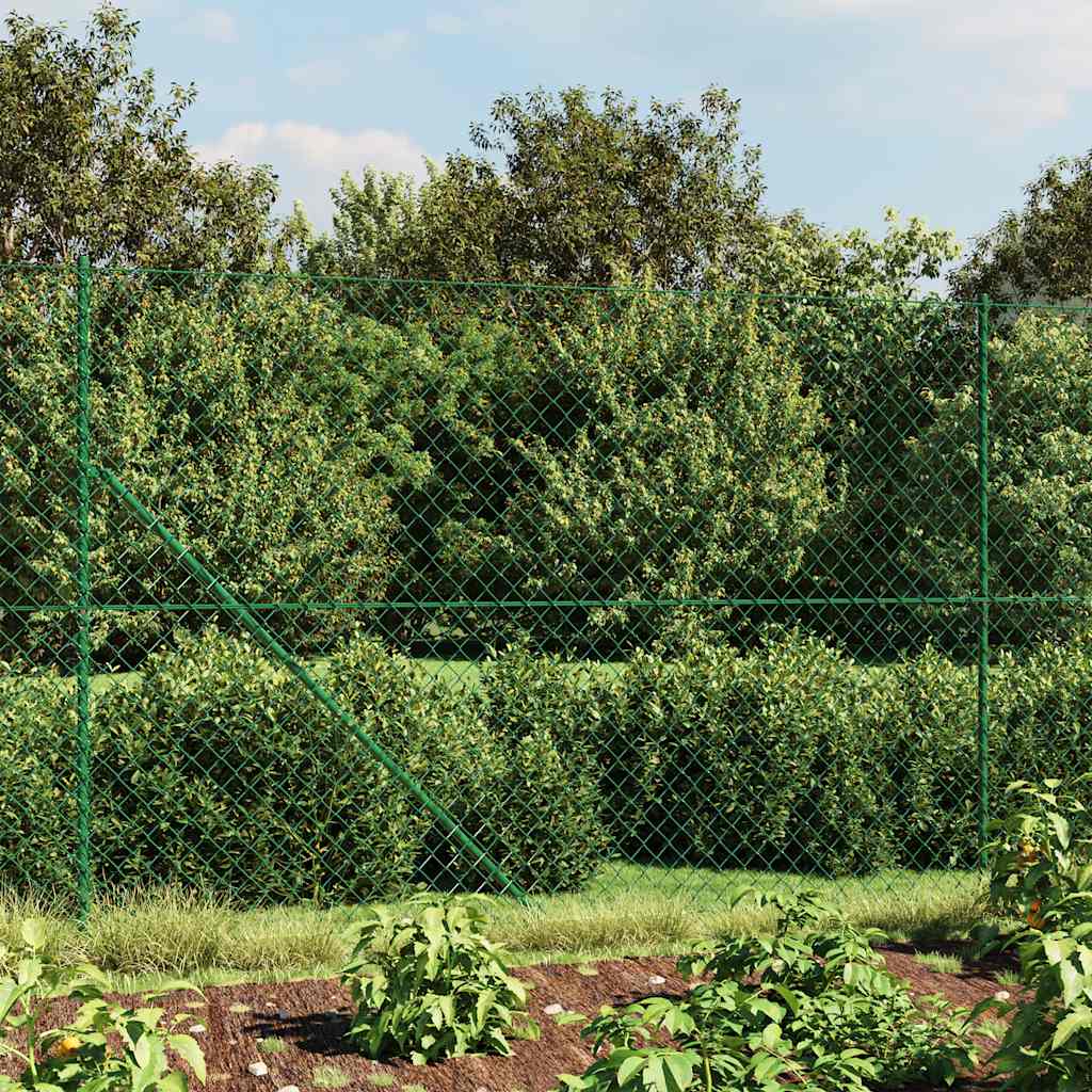 Vidaxl gaashek met flens 1,8x10 m groen