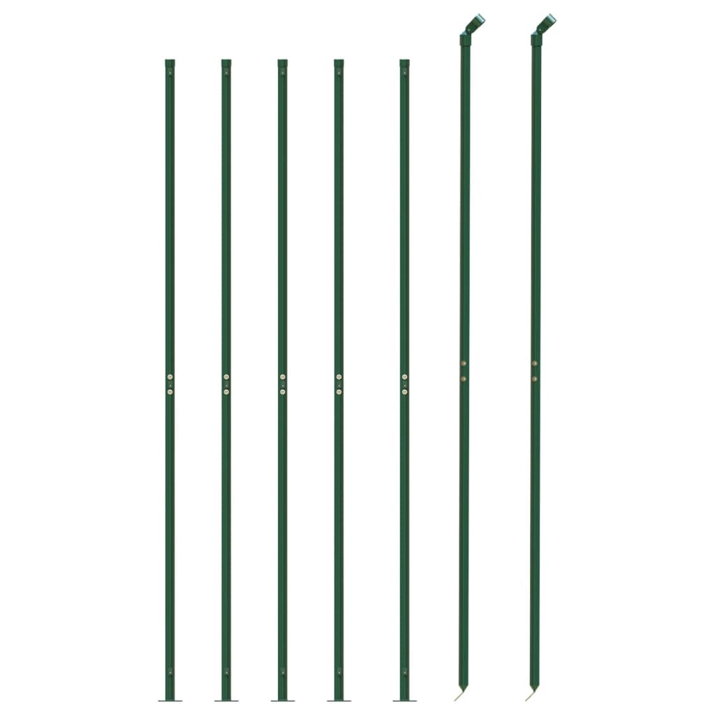 Vidaxl gaashek met flens 2x10m groen