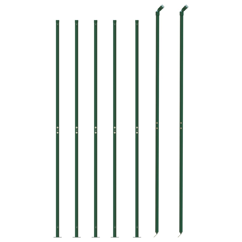 Vidaxl gaashek met flens 2,2x10m groen