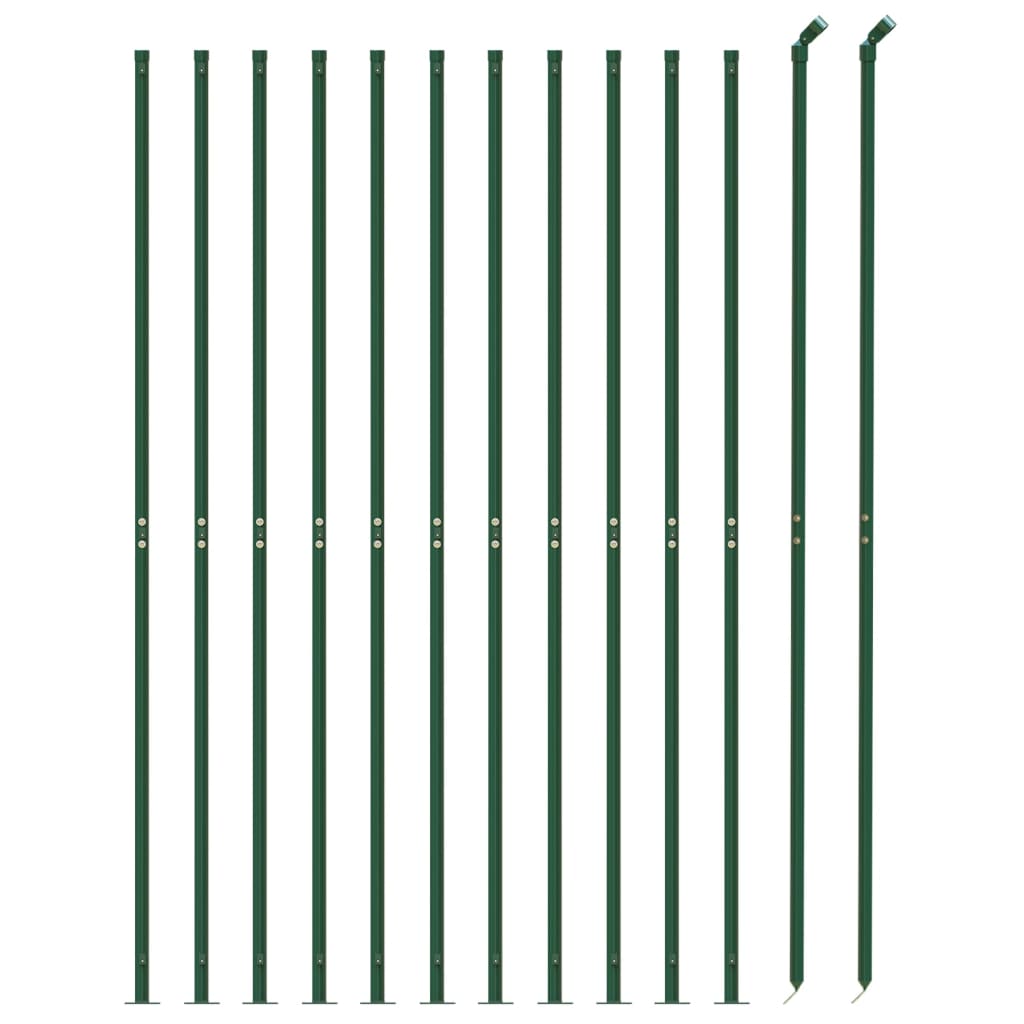 VidaXL Gaashek met flens 1,8x25m groen