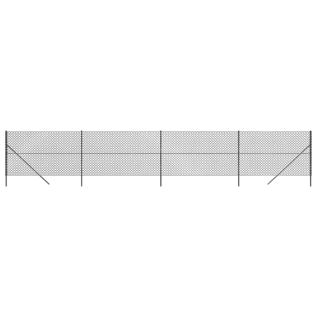 Vidaxl gaashek 1,4x10m antracietkleurig