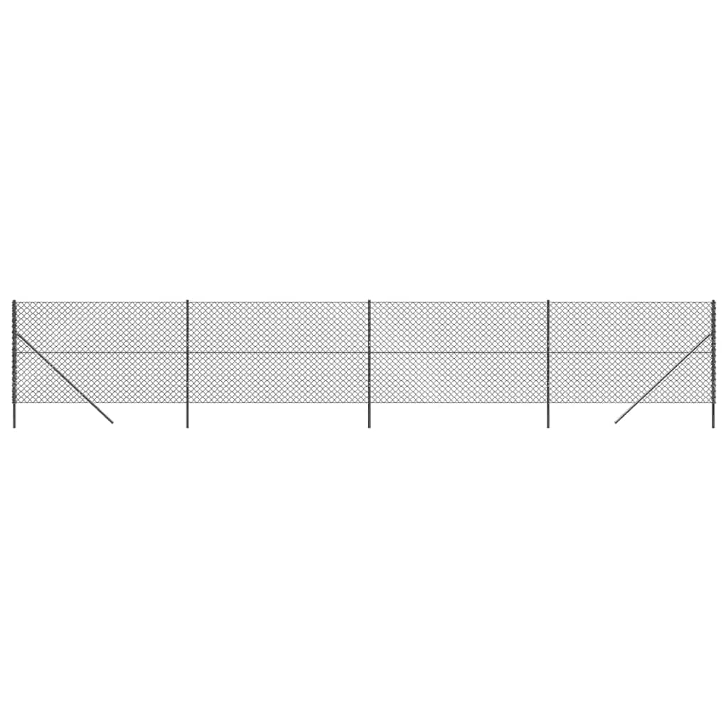 Vidaxl gaashek 2x10m antracietkleurig