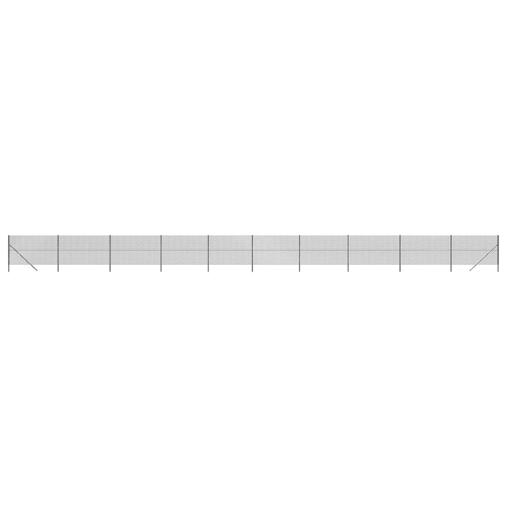 VidaXL Gaashek 1,4x25m antracietkleurig