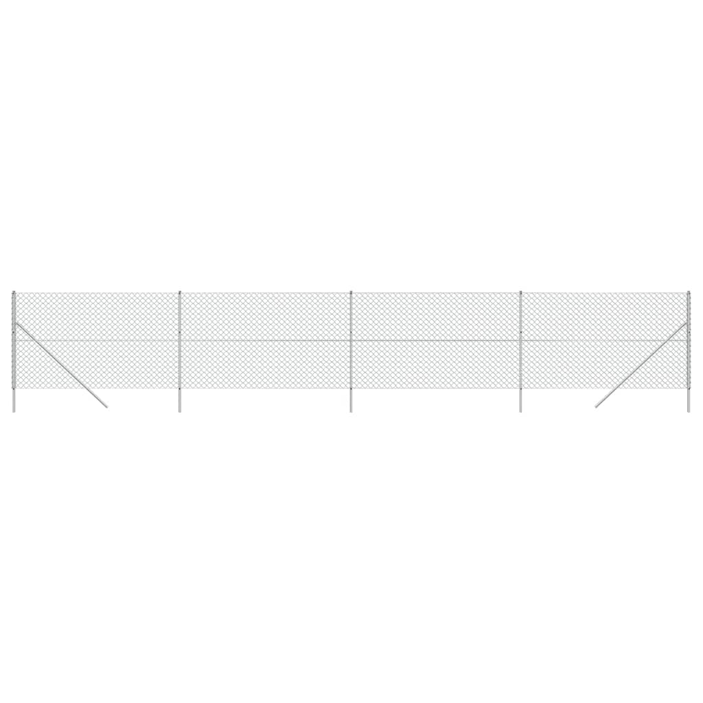 Vidaxl gaashek 1,4x10m zilverkleurig