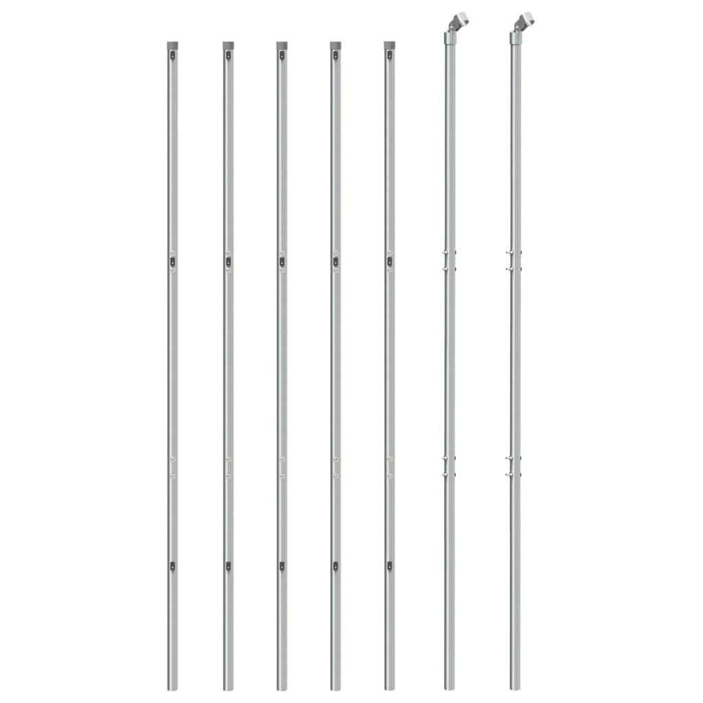 Vidaxl gaashek 1,4x10m zilverkleurig