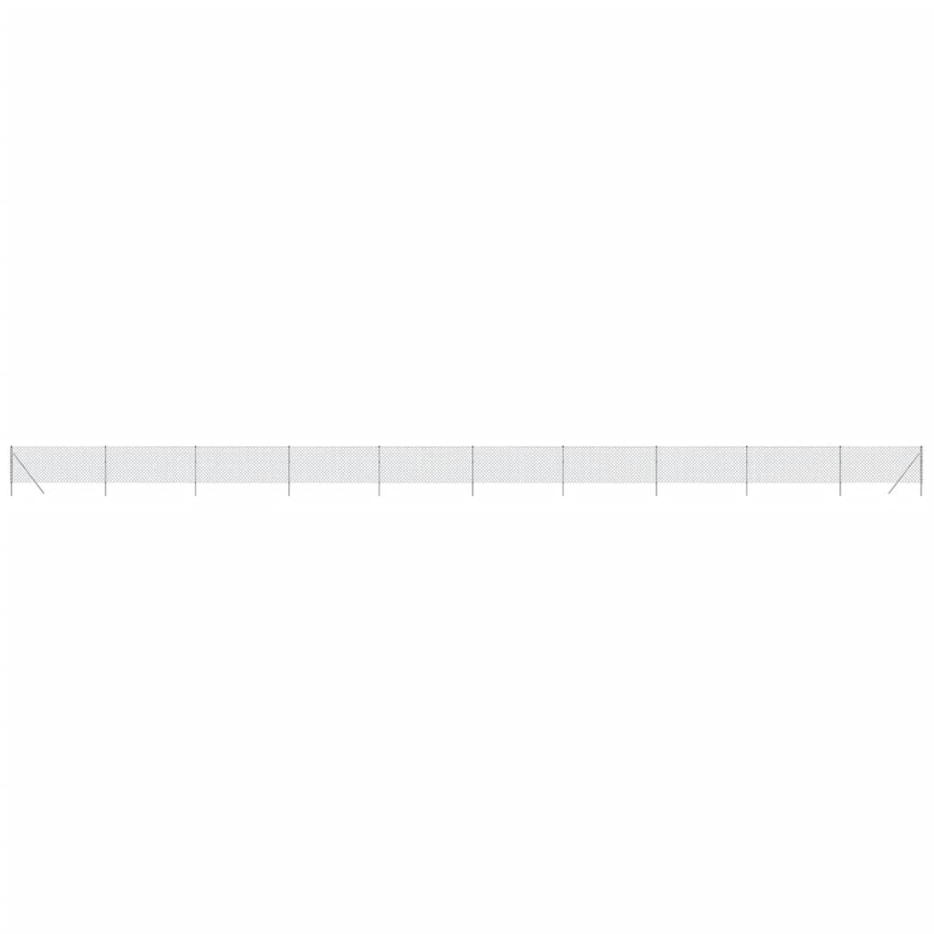 VidaXL Gaashek 1,1x25m zilverkleurig