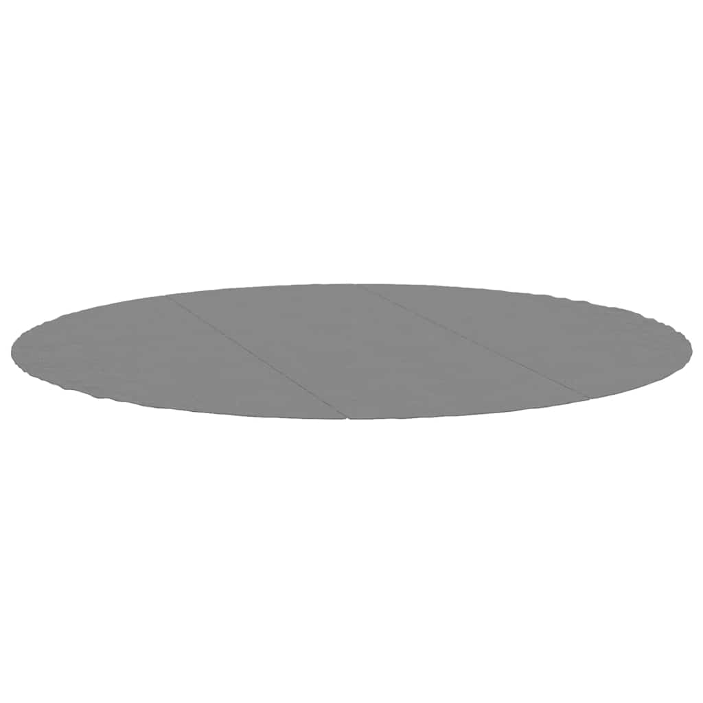 Vidaxl zwembadgrondzeil ø396 cm polyester geotextiel lichtgrijs