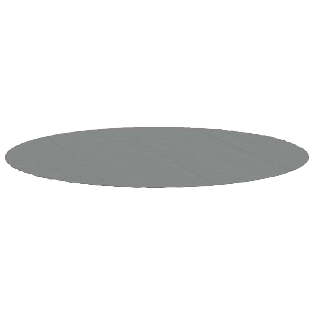 Vidaxl zwembadgrondzeil ø458 cm polyester geotextiel lichtgrijs