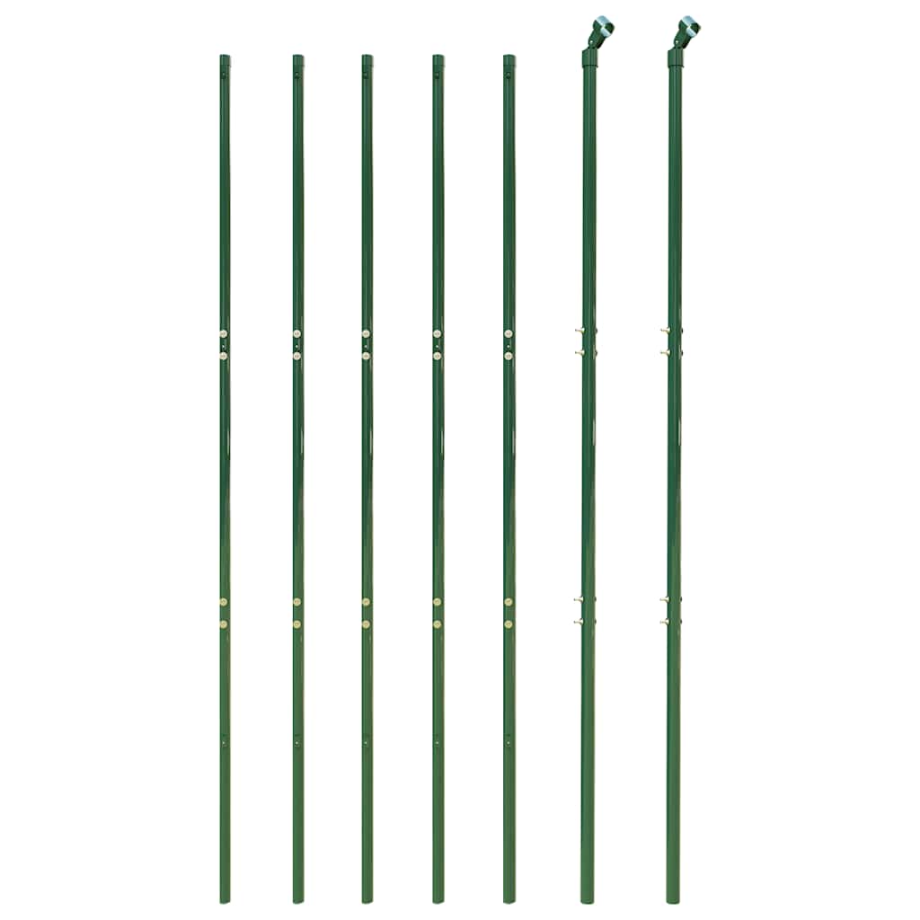 Vidaxl draadgaashek 1,8x10 m gegalvaniseerd staal groen