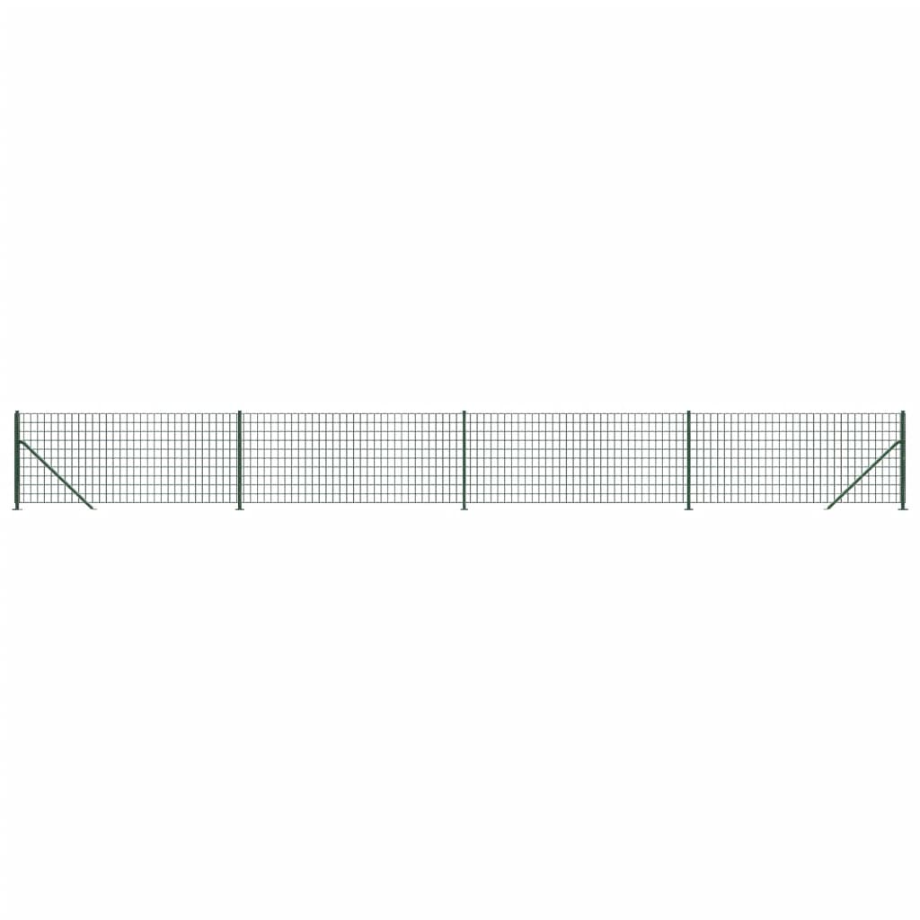VidaXL Gaashek met flens 1x10m groen