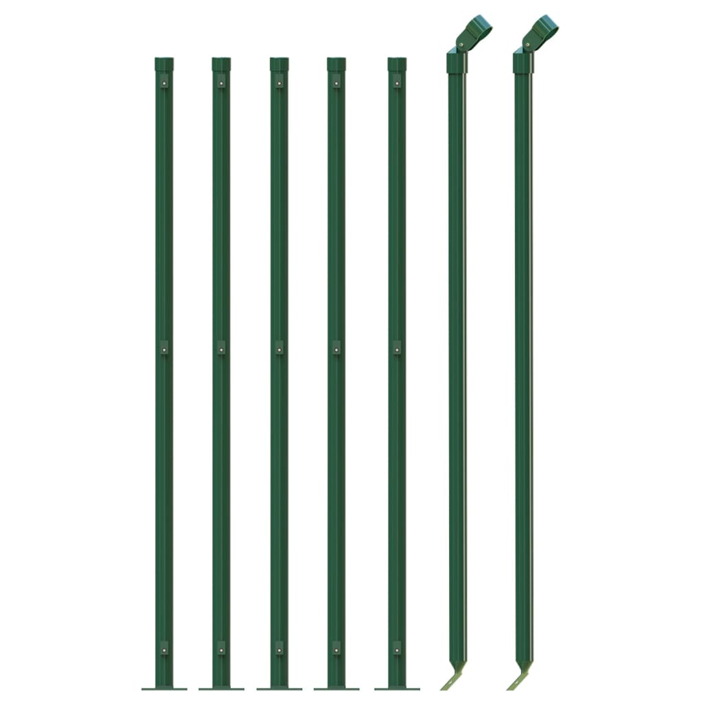 VidaXL Gaashek met flens 1x10m groen