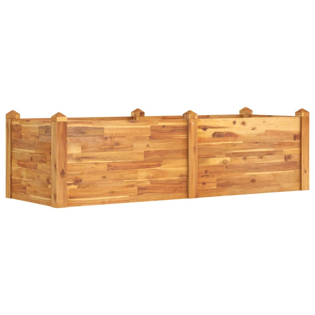 VidaXL Plantenbak 160x60x44 cm massief acaciahout