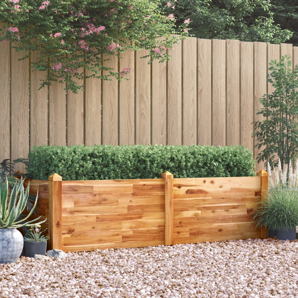 VidaXL Plantenbak 160x60x44 cm massief acaciahout