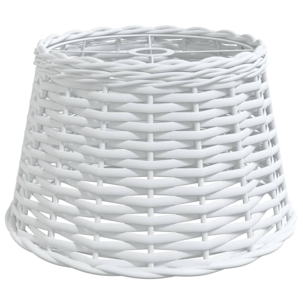 Vidaxl plafondlampenkap ø38x23 cm riet wit