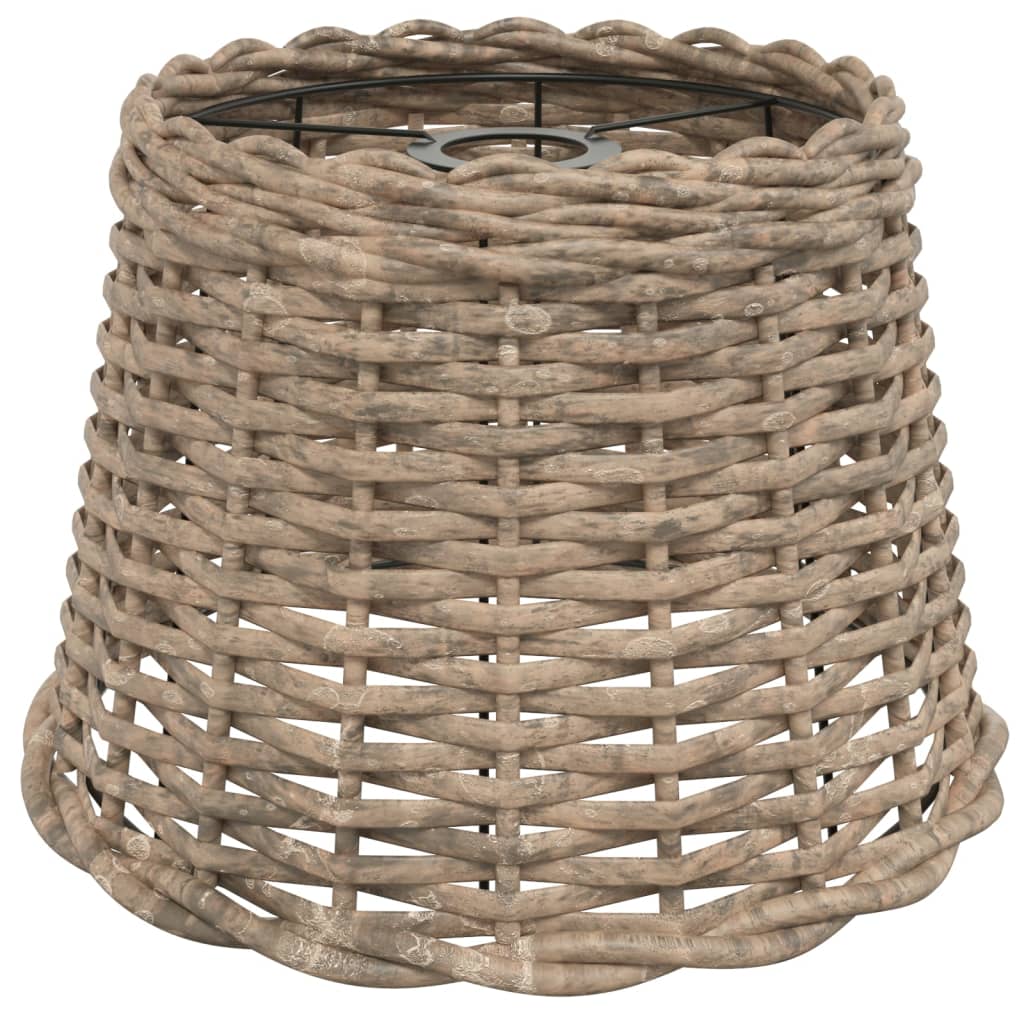 Vidaxl plafondlampenkap ø30x20 cm riet bruin