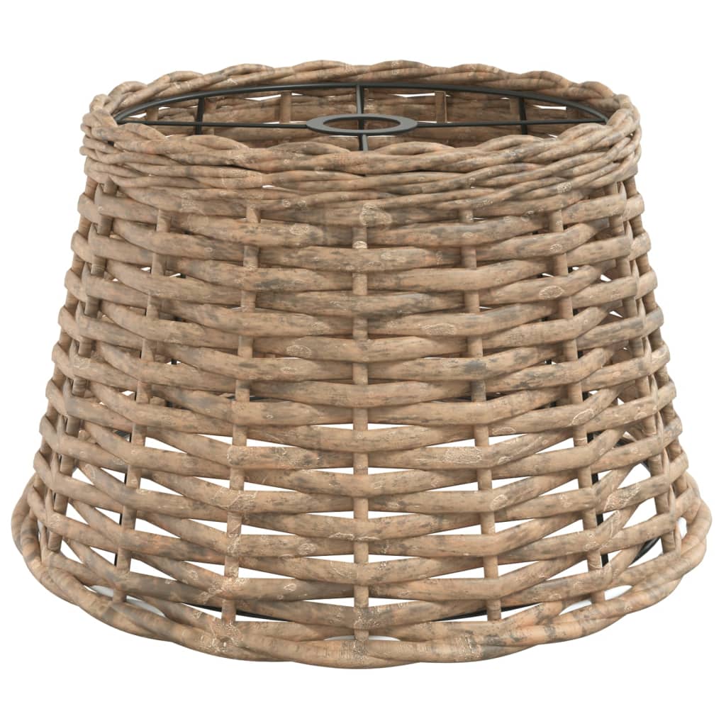 Vidaxl plafondlampenkap ø38x23 cm riet bruin