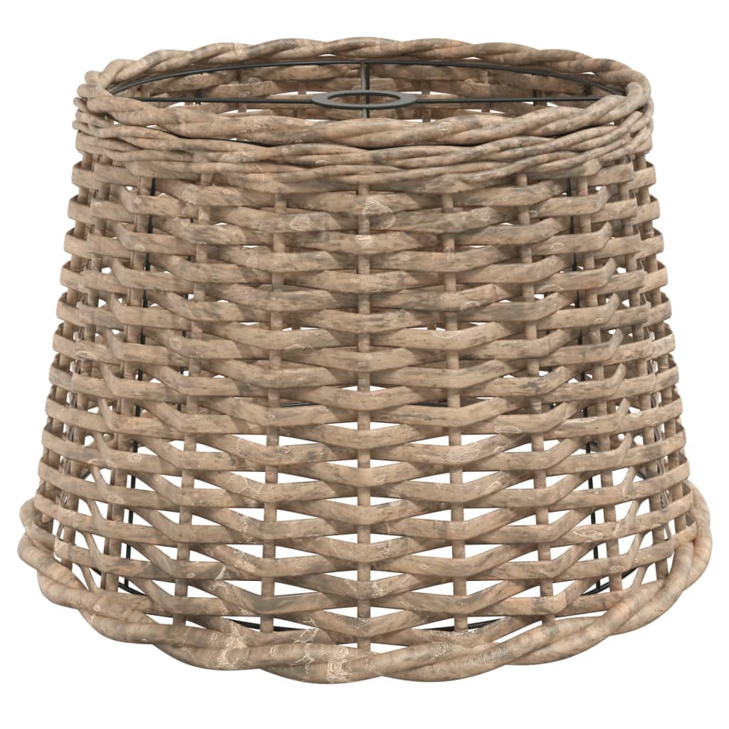 Vidaxl plafondlampenkap ø40x26 cm riet bruin