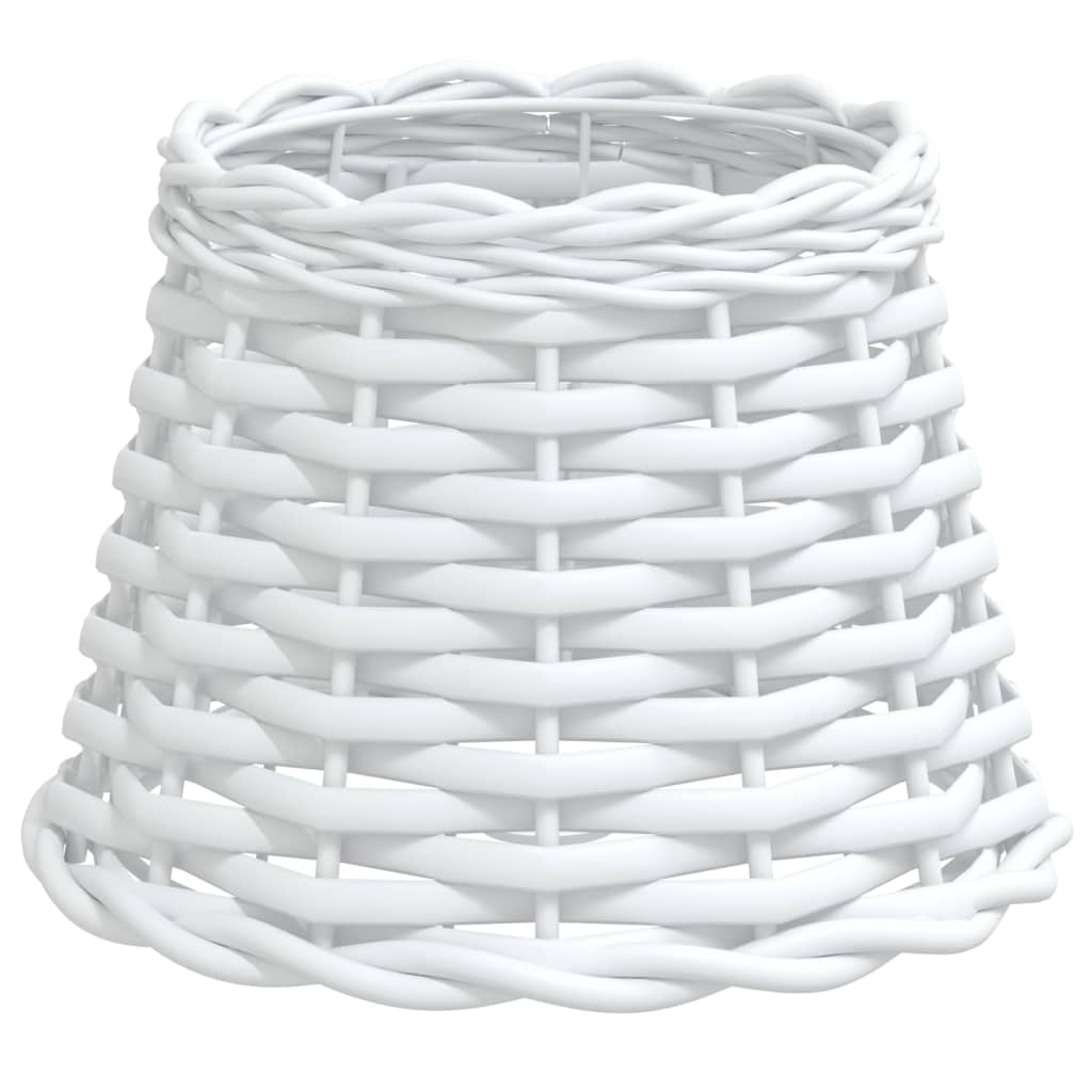 Vidaxl lampenkap ø20x15 cm riet wit