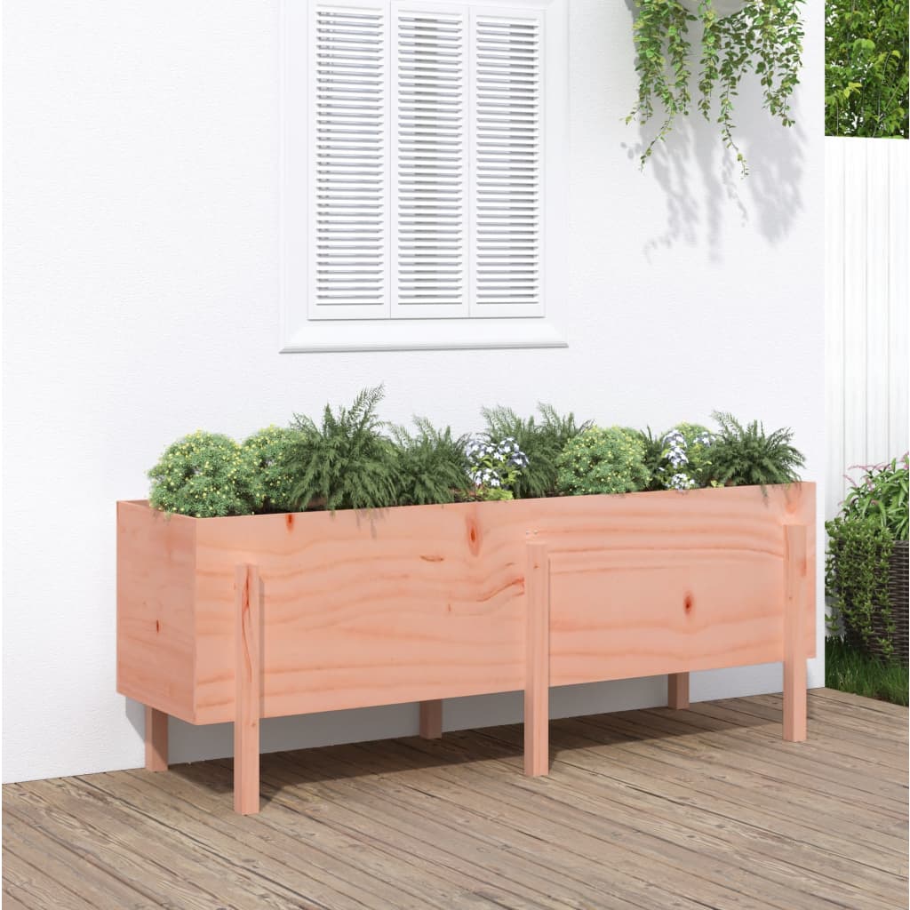 Vidaxl plantenbak verhoogd 160x50x57 cm massief grenenhout douglas