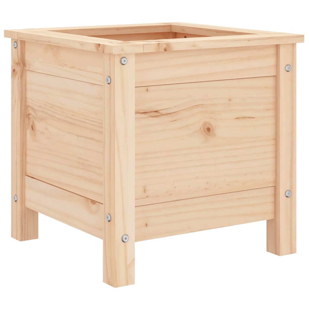 Vidaxl plantenbak 40x40x39 cm massief groenhout