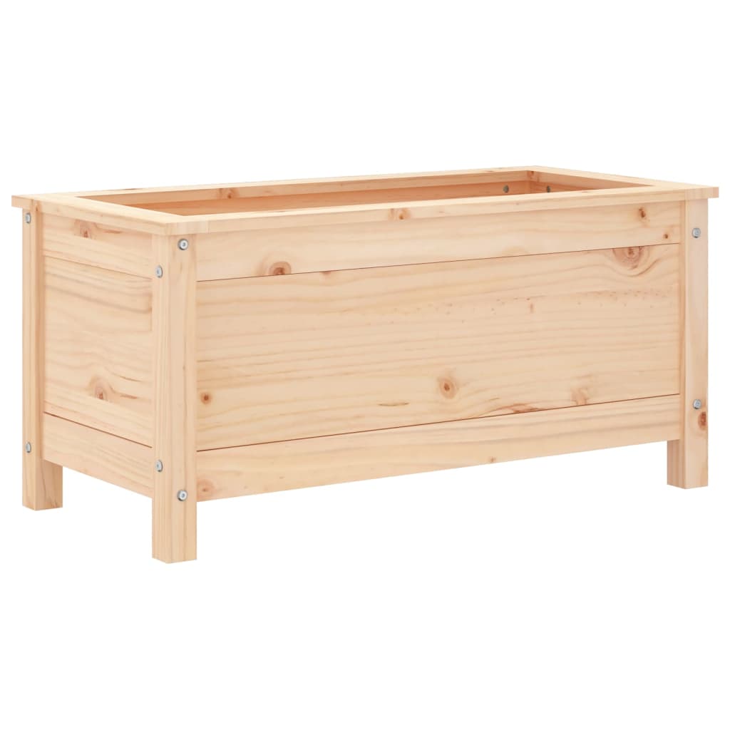 Vidaxl plantenbak 82,5x40x39 cm massief grenenhout