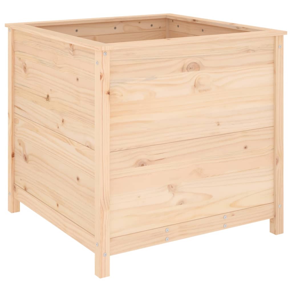Vidaxl plantenbak 82,5x82,5x78 cm massief groenhout