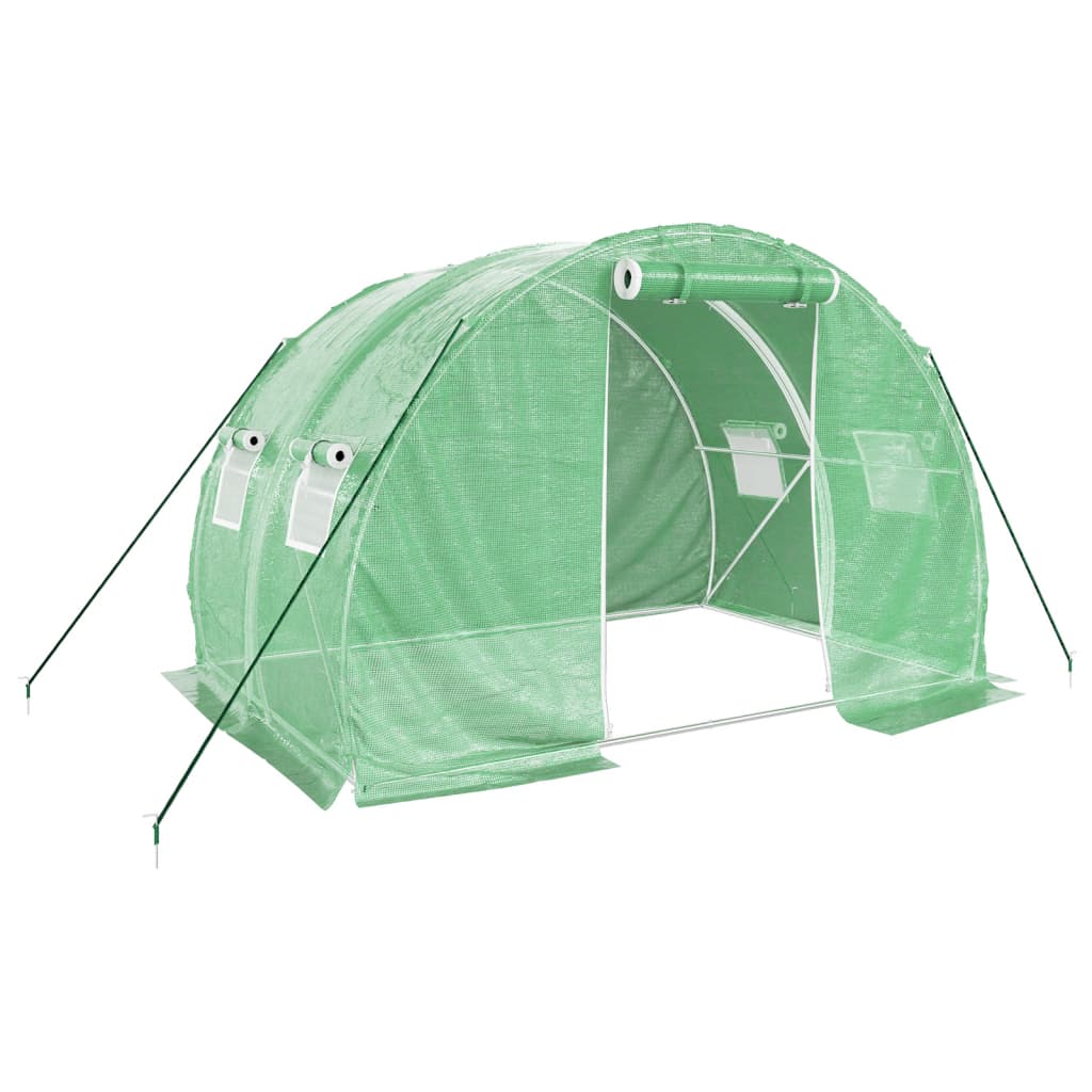 Vidaxl tuinkas met stalen frame 6 m² 3x2x2m