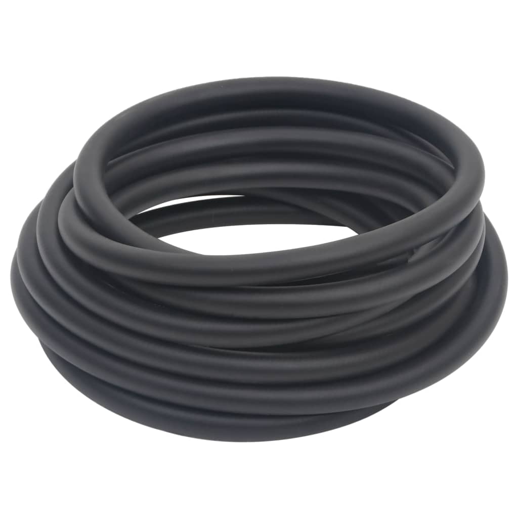 Vidaxl luchtslang hybride 0,6'' 10 m rubber en pvc zwart