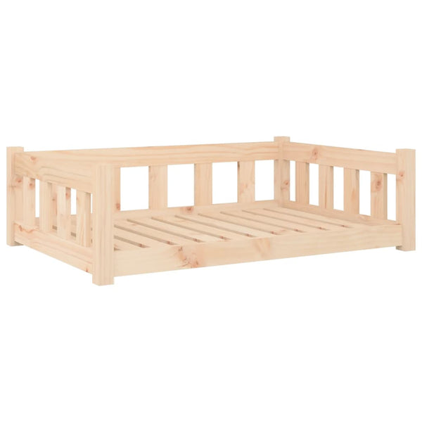 Vidaxl hondenmand 95,5x65,5x28 cm massief grenenhout