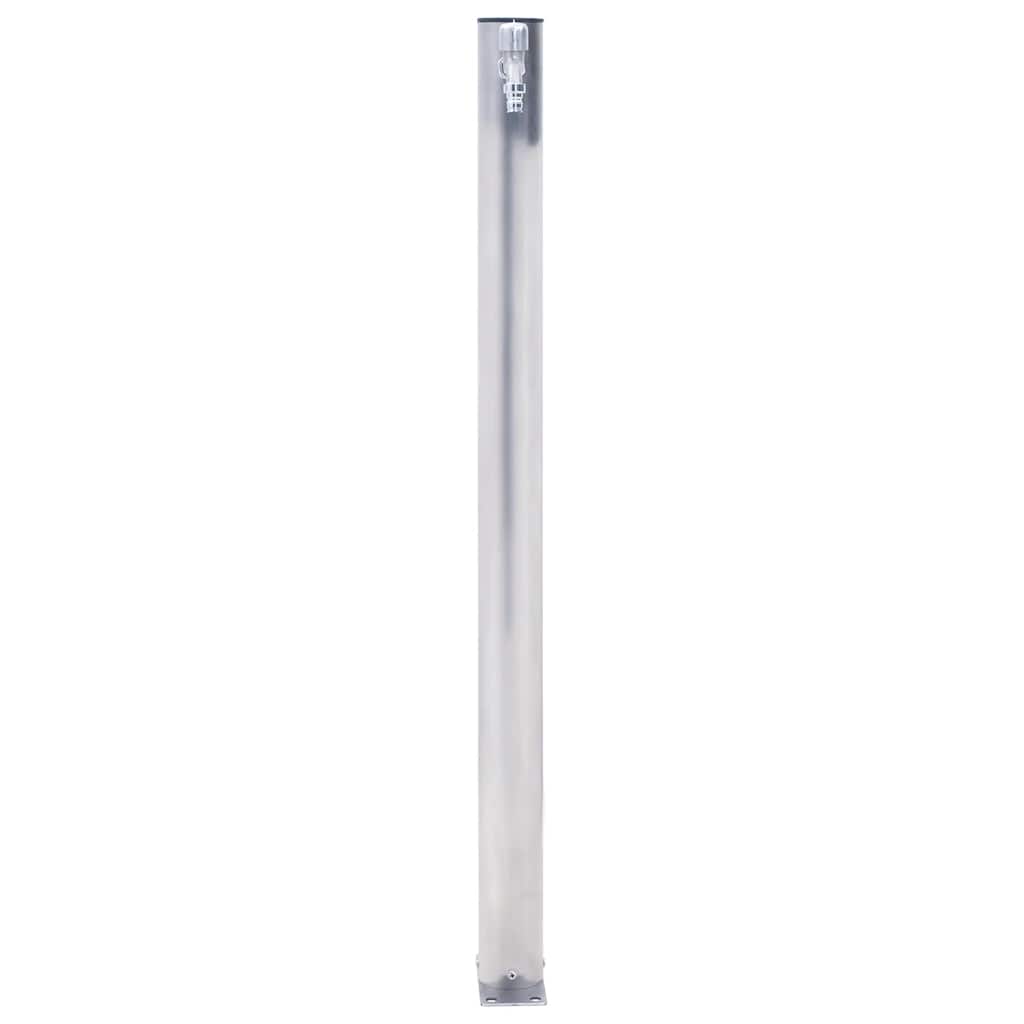 Vidaxl waterzuil rond 60 cm roestvrij staal
