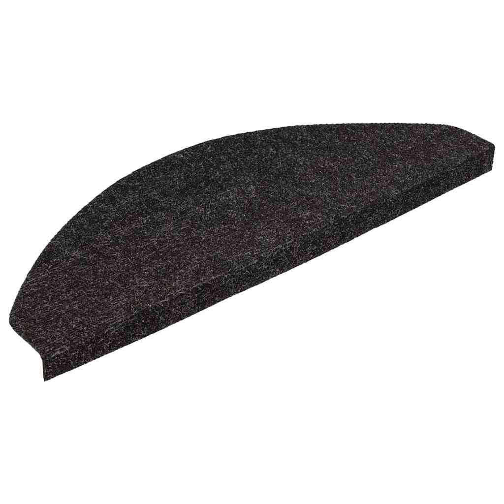 Vidaxl trapmatten zelfklevend 10 st 65x22,5x3,5 cm antracietkleurig