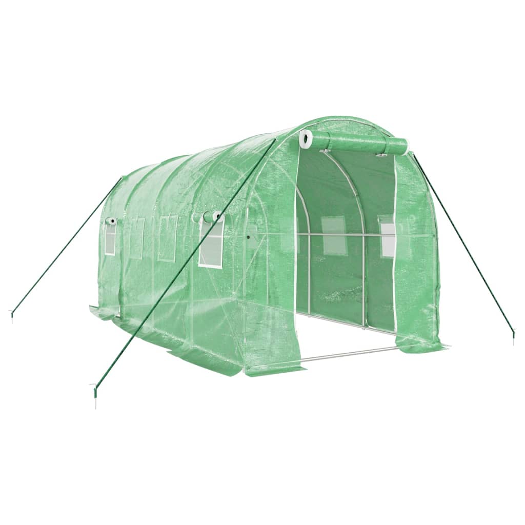 VidaXL Tuinkas met stalen frame 8 m² 4x2x2m