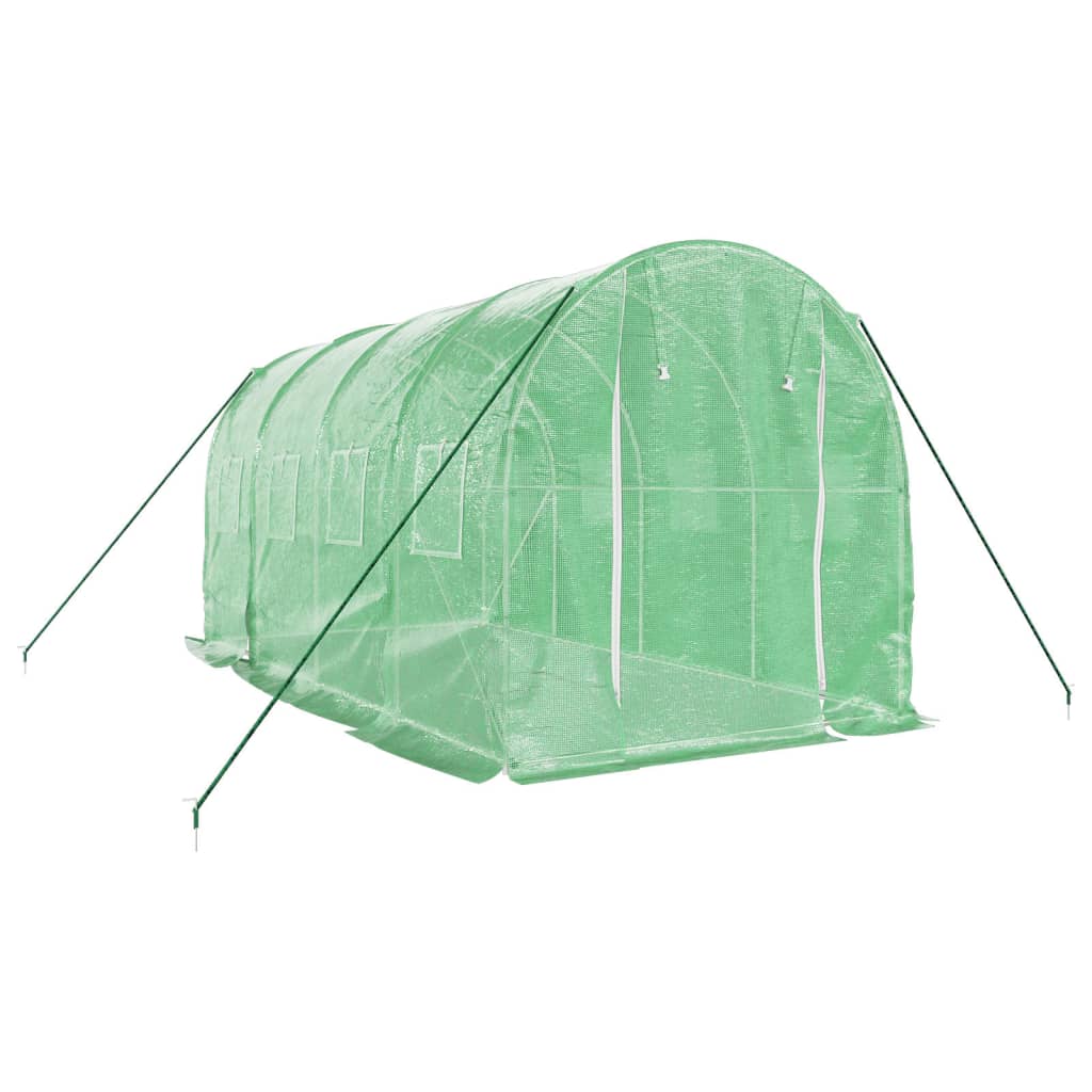 VidaXL Tuinkas met stalen frame 8 m² 4x2x2m