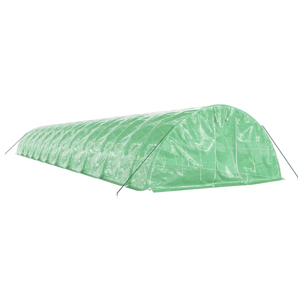 VidaXL Tuinkas met stalen frame 110 m² 22x5x2,3m groen