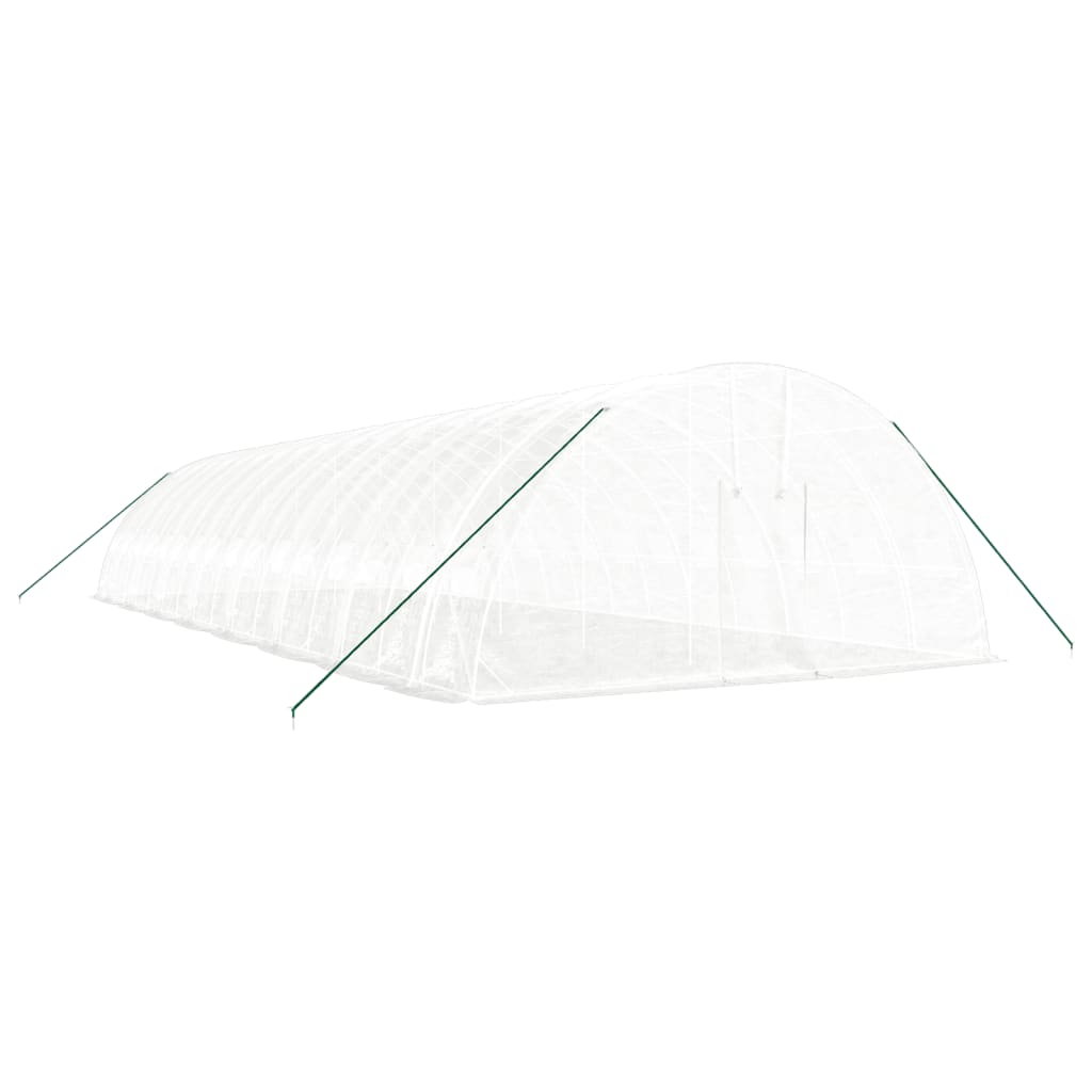VidaXL Tuinkas met stalen frame 96 m² 16x6x2,85m wit