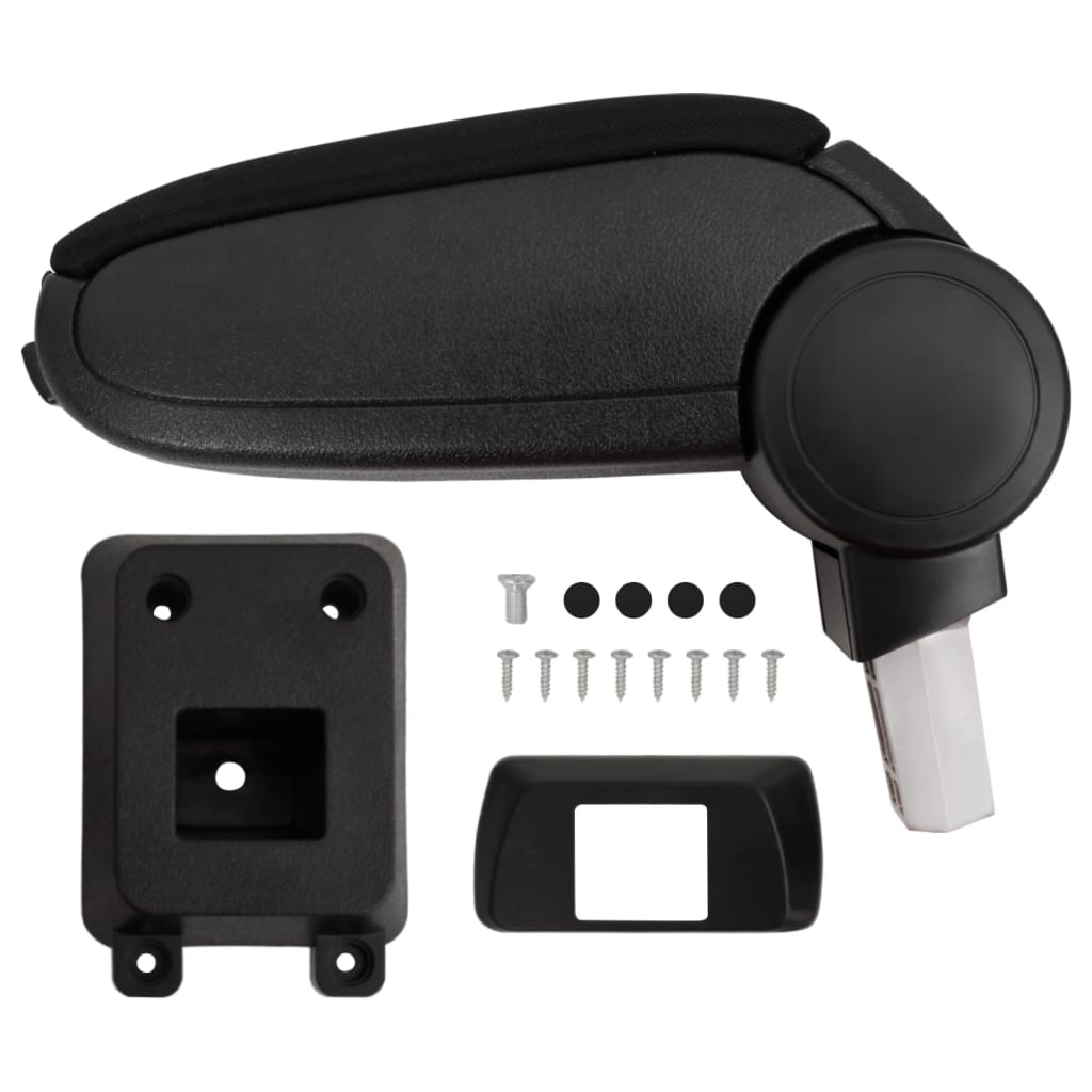 Vidaxl armsteun 12x33x(24-42) cm abs zwart