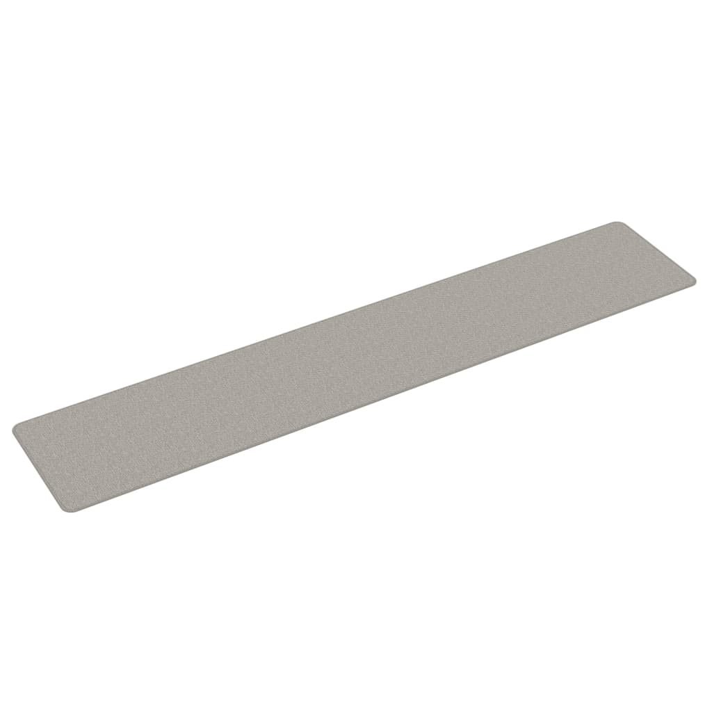 Vidaxl tapijtloper 50x250 cm sisal-look platina
