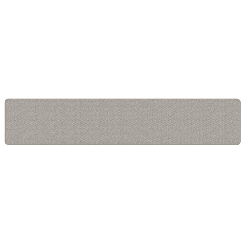 Vidaxl tapijtloper 50x250 cm sisal-look platina