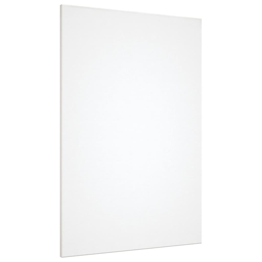 VidaXL Canvasdoeken 12 st stof en massief groenhout wit