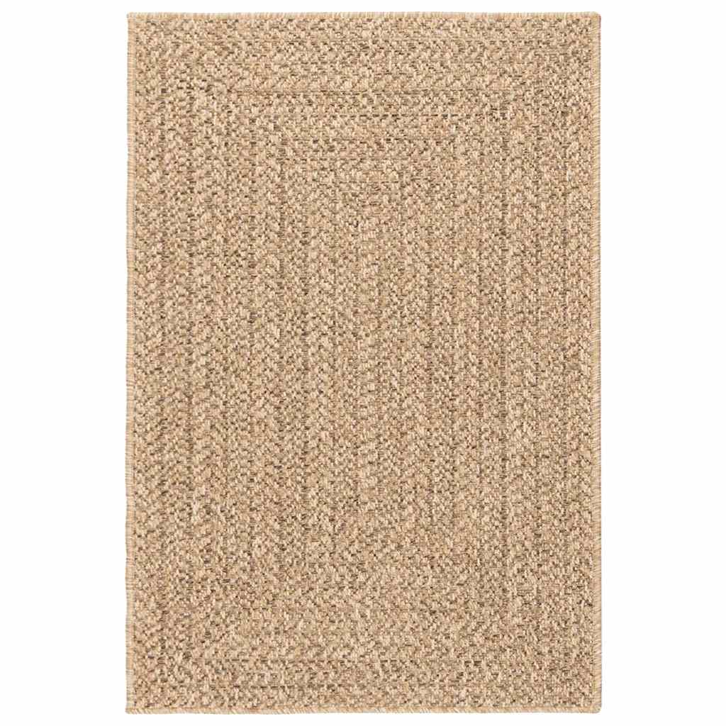 Vidaxl vloerkleed zizur binnen en buiten 120x170 cm jute look