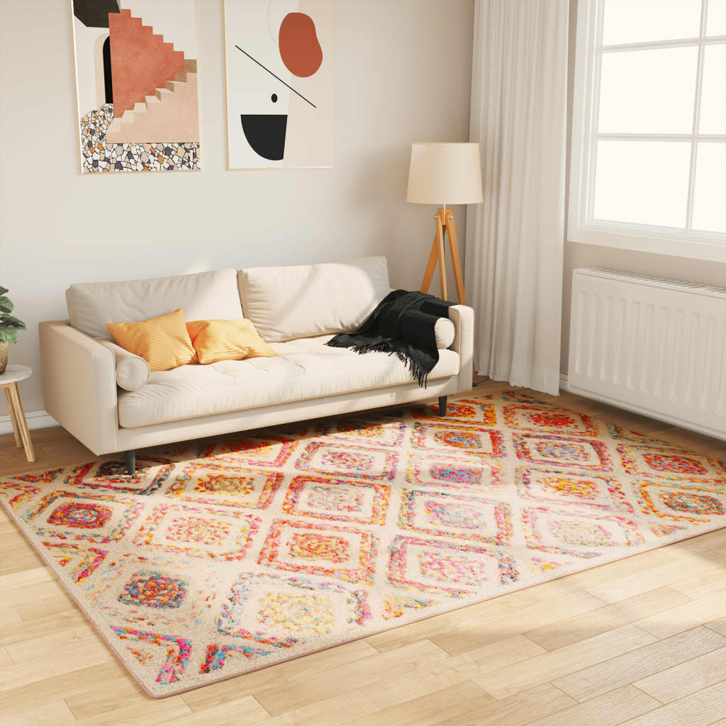 Vidaxl vloerkleed wasbaar antislip 160x230 cm meerkleurig