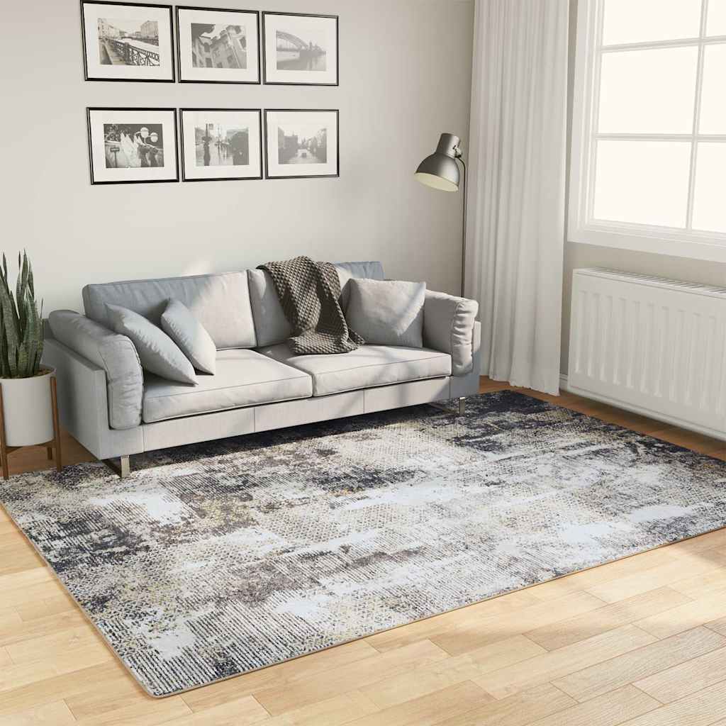 Vidaxl vloerkleed wasbaar antislip 160x230 cm meerkleurig