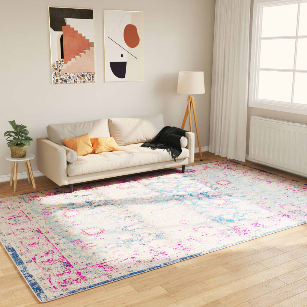 Vidaxl vloerkleed wasbaar antislip 190x300 cm meerkleurig