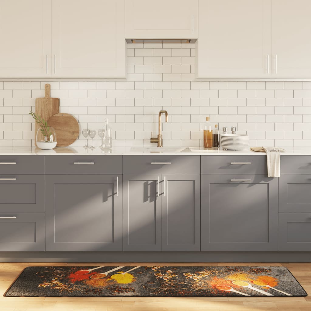 Vidaxl keukenmat wasbaar antislip 60x180 cm meerkleurig