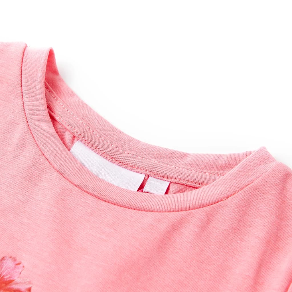 Vidaxl kindershirt 92 neonroze