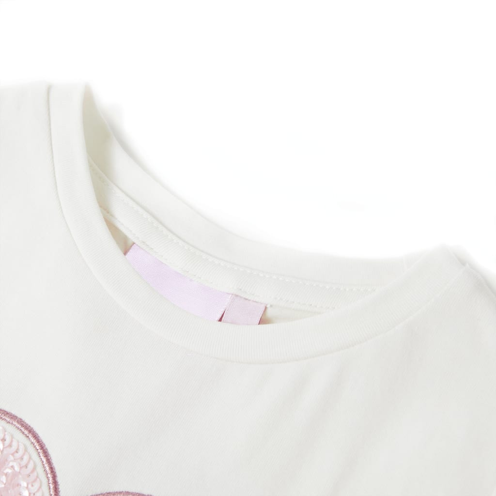 Vidaxl kindershirt 104 ecru