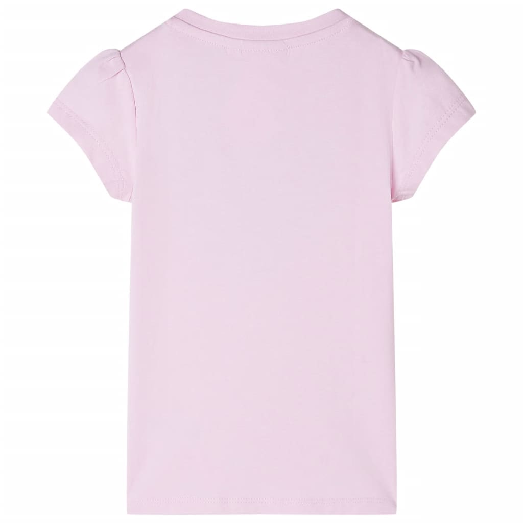 Vidaxl kindershirt 128 lichtroze