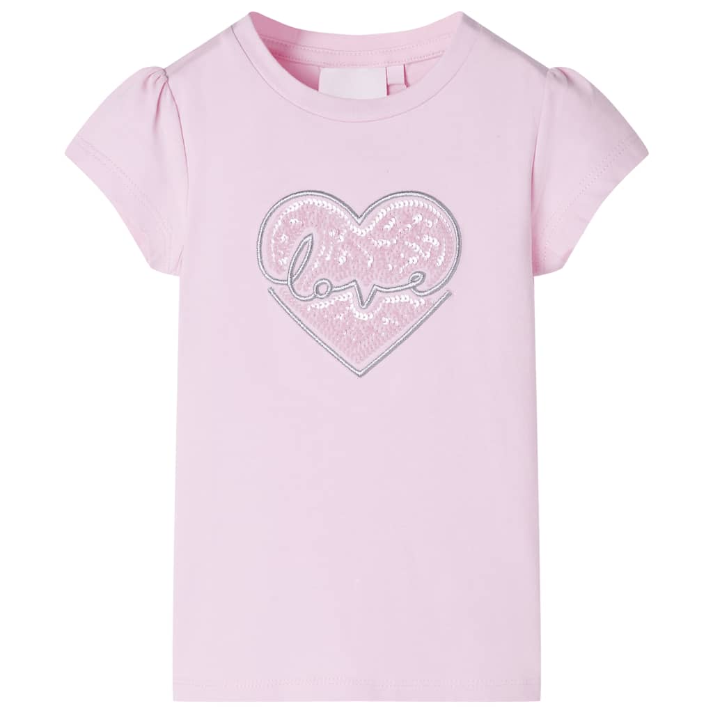 Vidaxl kindershirt 140 lichtroze